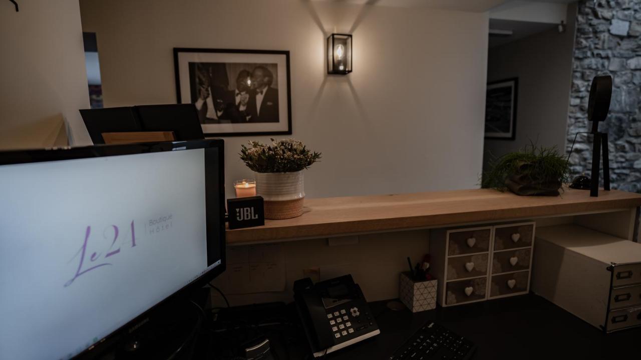 Le 24 Hotel Spa Bagian luar foto